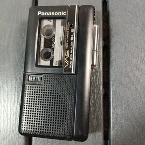 PANASONIC RN-102 2 Speed Microcassette Recorder Fast Playback Tested See Disc ZA